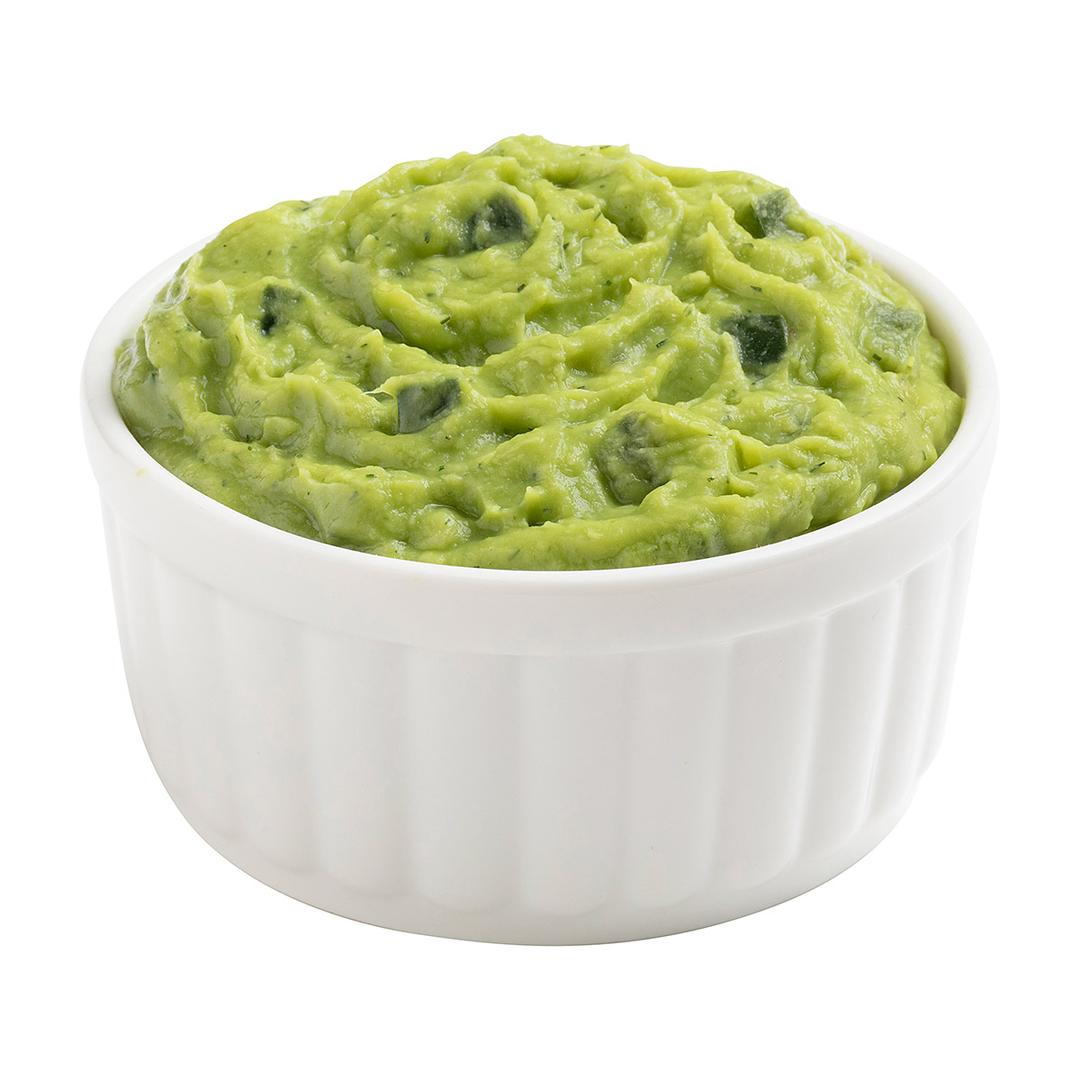 Pasta para untar sabor aguacate con sabor a tzatziki de pepino, congelado